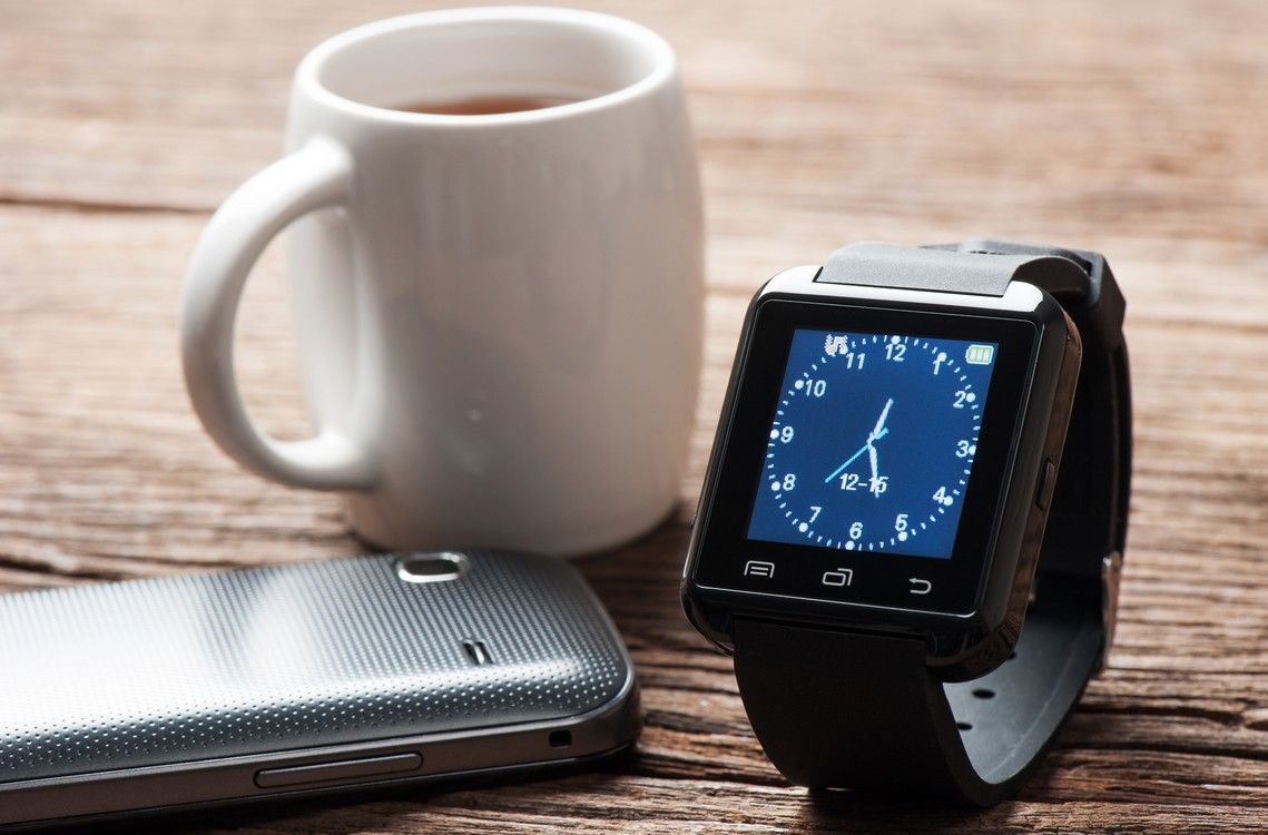 Chytré bluetooth hodinky „U-Tech“ pro zařízení android -– v černé barvě