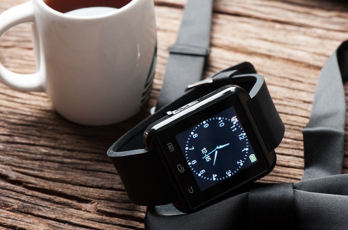 Chytré bluetooth hodinky „U-Tech“ pro zařízení android -– v černé barvě
