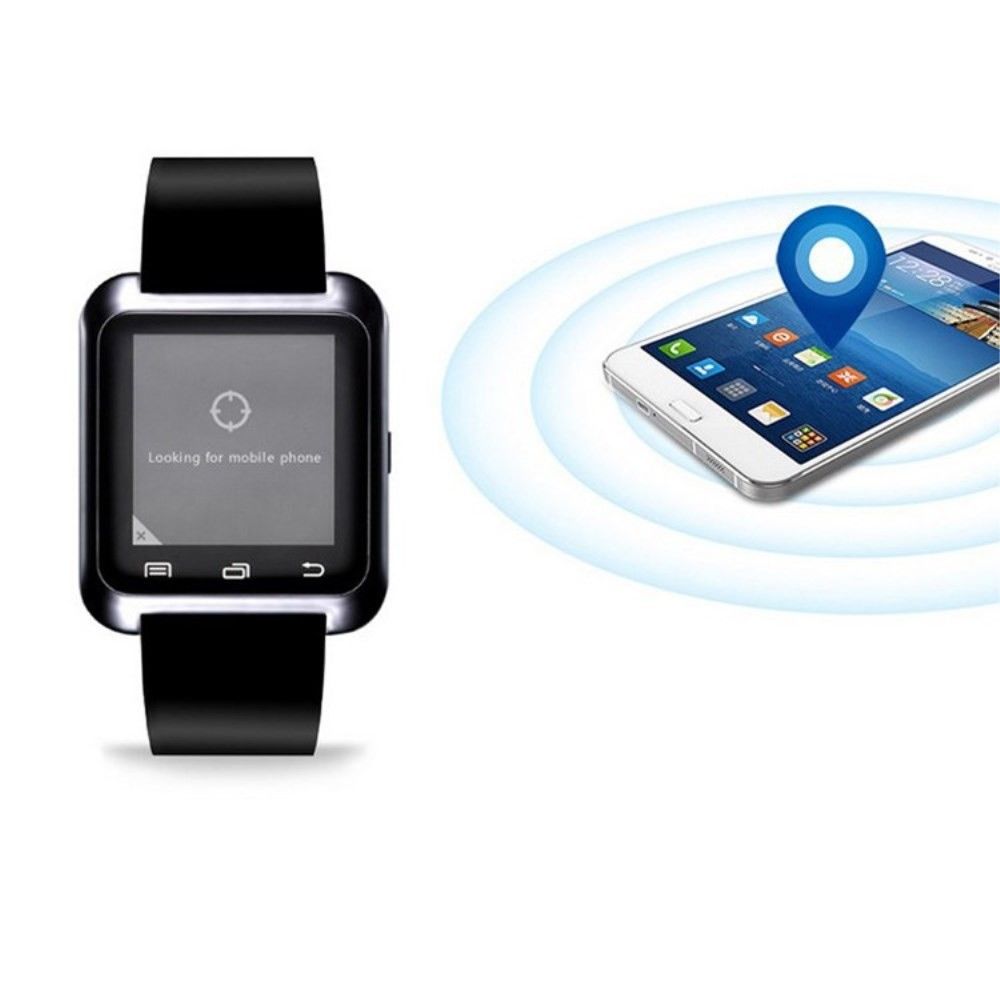 Chytré bluetooth hodinky „U-Tech“ pro zařízení android -– v černé barvě