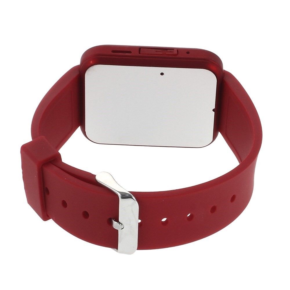 Chytré bluetooth hodinky „U-Tech“ pro zařízení android - červené barvě