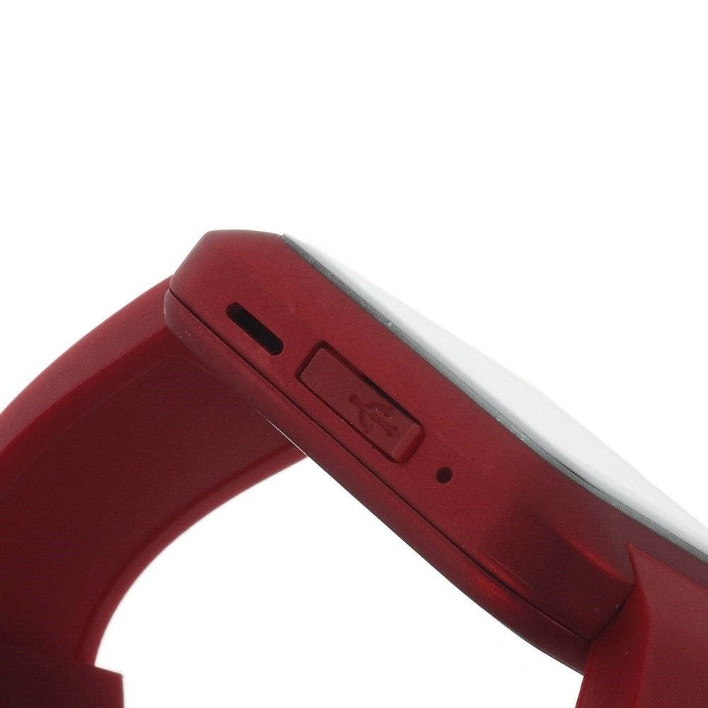 Chytré bluetooth hodinky „U-Tech“ pro zařízení android - červené barvě