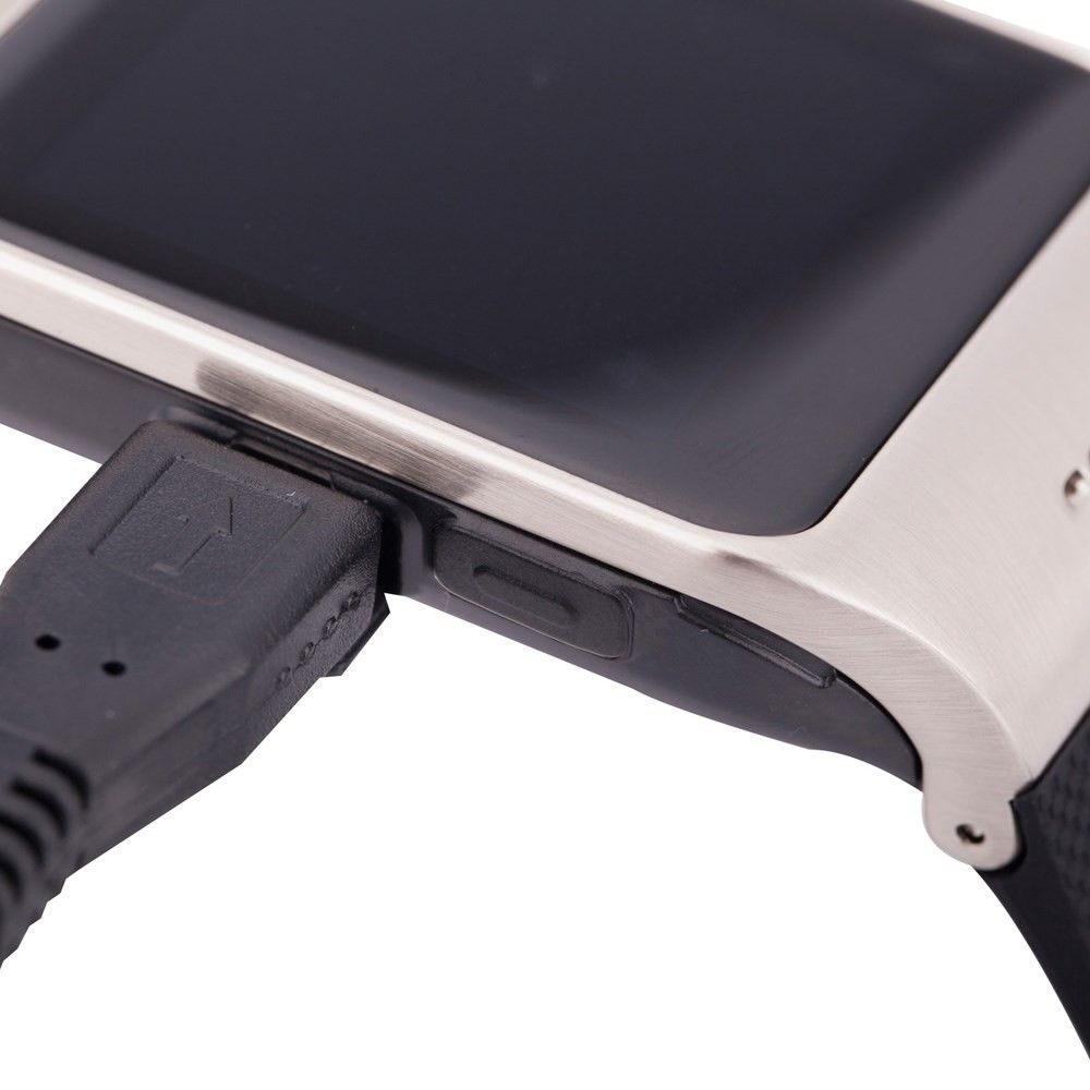 Chytré Bluetooth a NFC hodinky „U-UW1“ pro Android zařízení - stříbrné