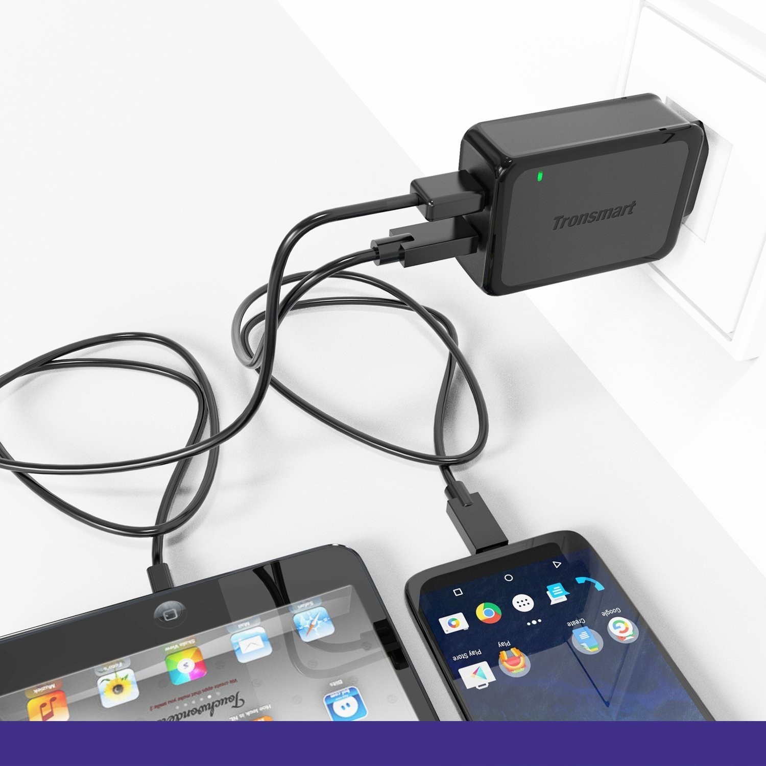 Nabíječka Tronsmart Quick Charge 3.0 s USB a USB-C porty