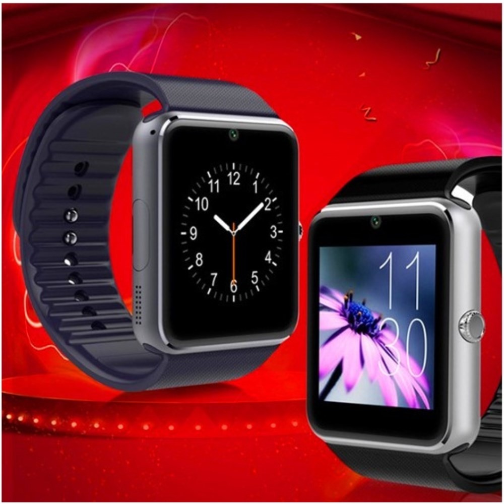 Chytré Bluetooth a NFC hodinky „GT-X0“ pro Android zařízení - stříbrné