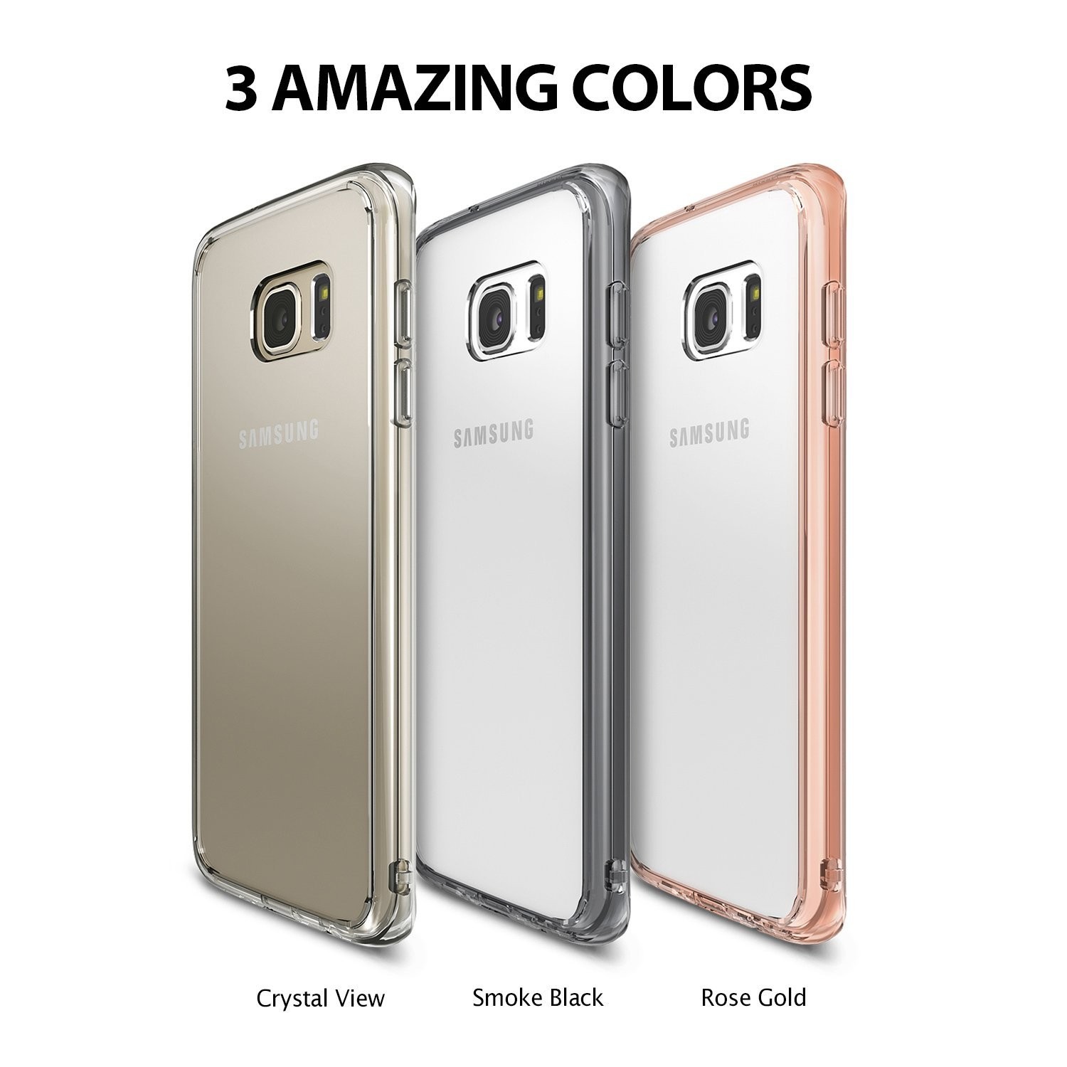 Kryt Ringke "Fusion" pro Samsung Galaxy S7 Edge - rose gold