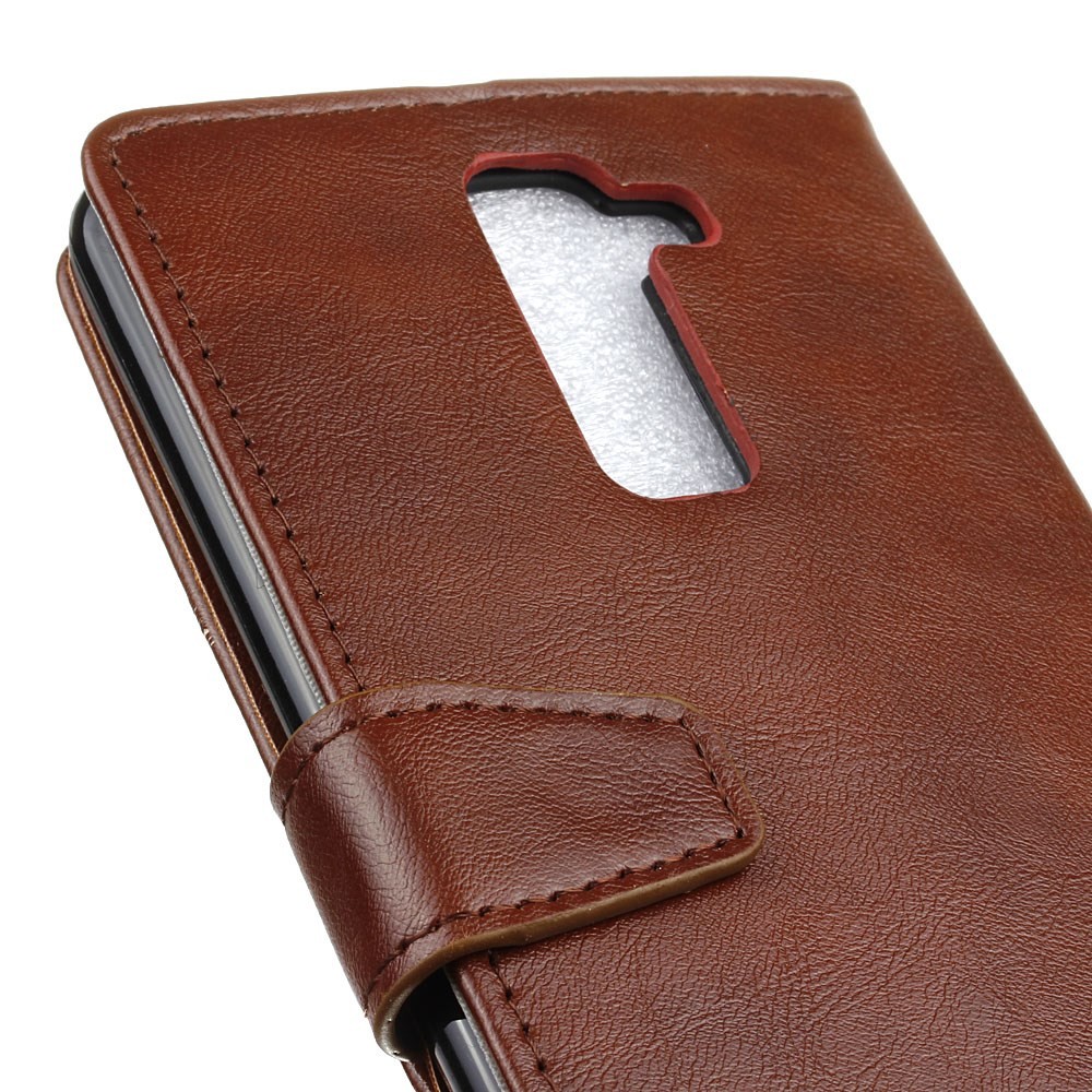 Moderní pouzdro "Smooth" pro LG K8 - hnědé
