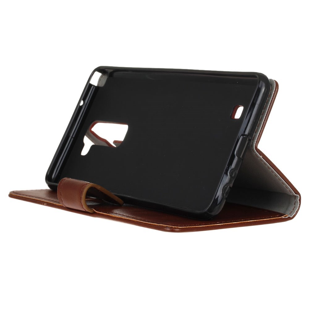 Moderní pouzdro "Smooth" pro LG K8 - hnědé
