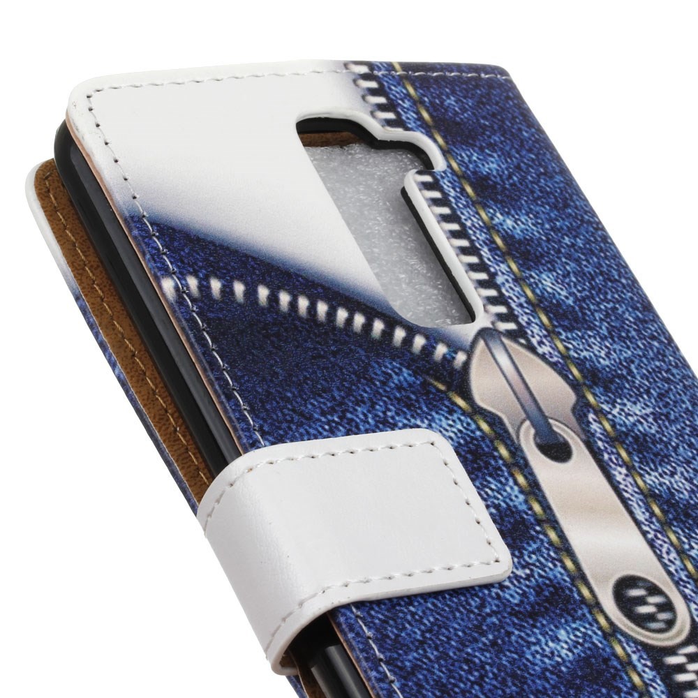 Módní pouzdro "Jeans Zipper" pro Samsung Galaxy J7 2016