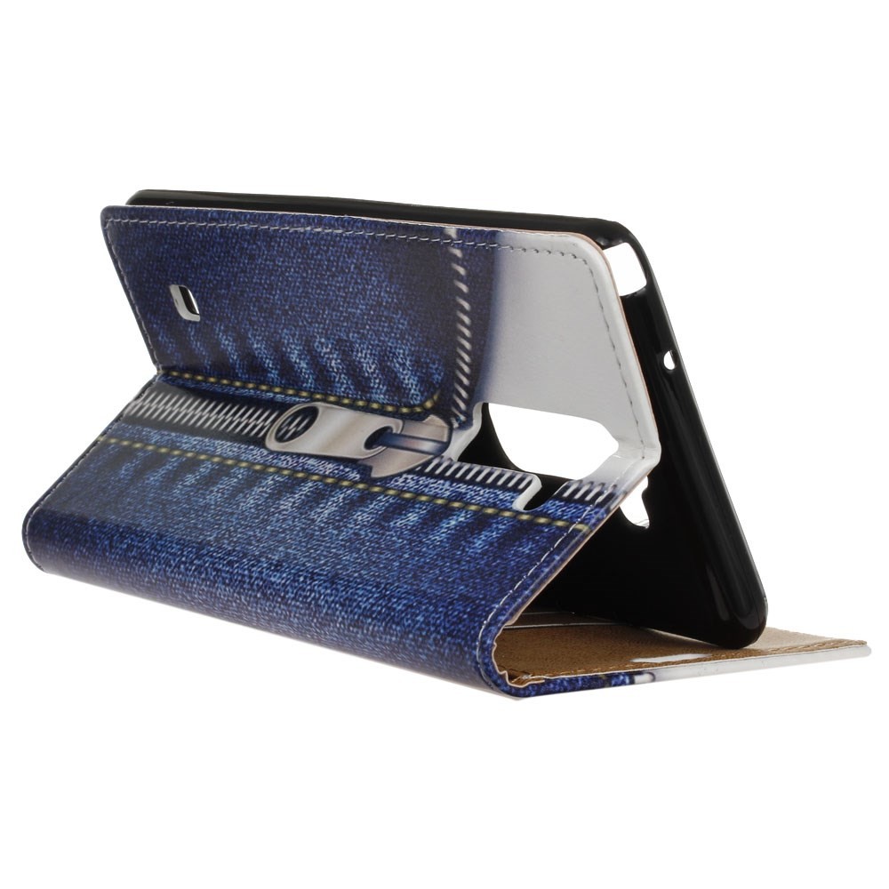 Módní pouzdro "Jeans Zipper" pro Samsung Galaxy J7 2016