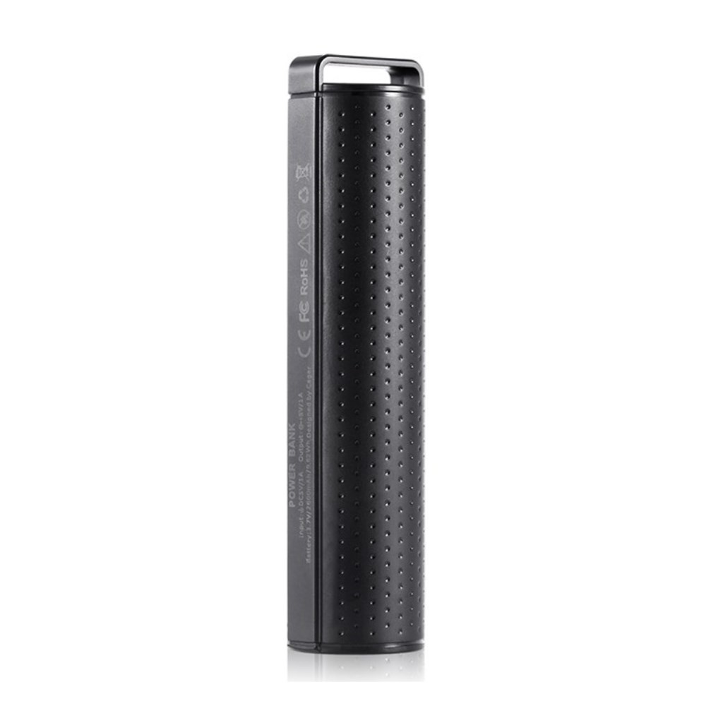 Power bank "Oval“ – 2 600 mAh – černá