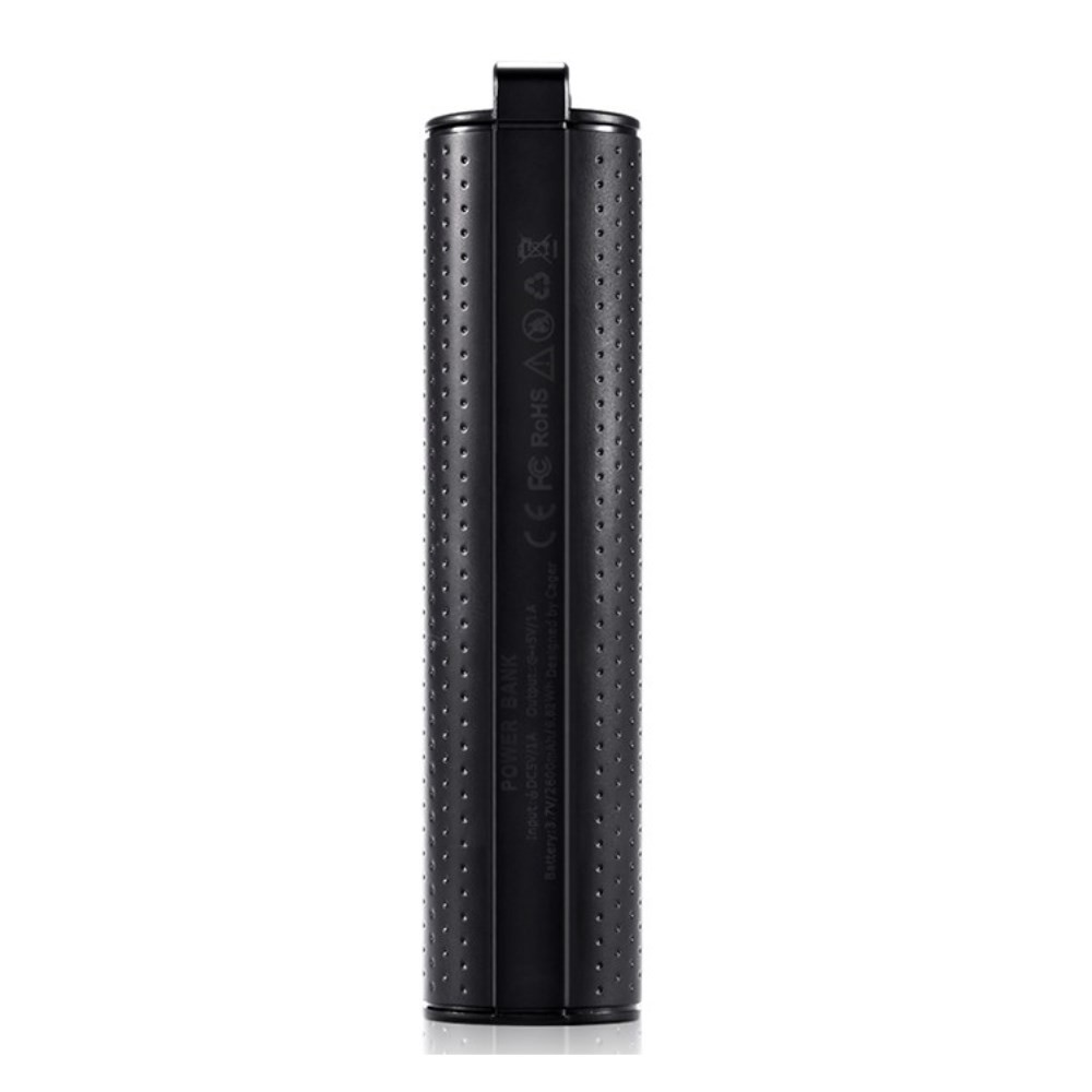 Power bank "Oval“ – 2 600 mAh – černá