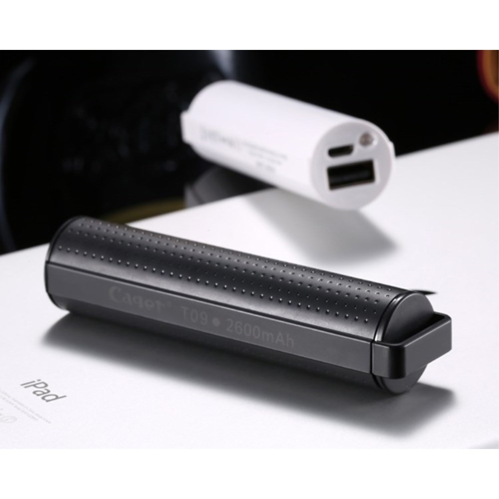 Power bank "Oval“ – 2 600 mAh – černá