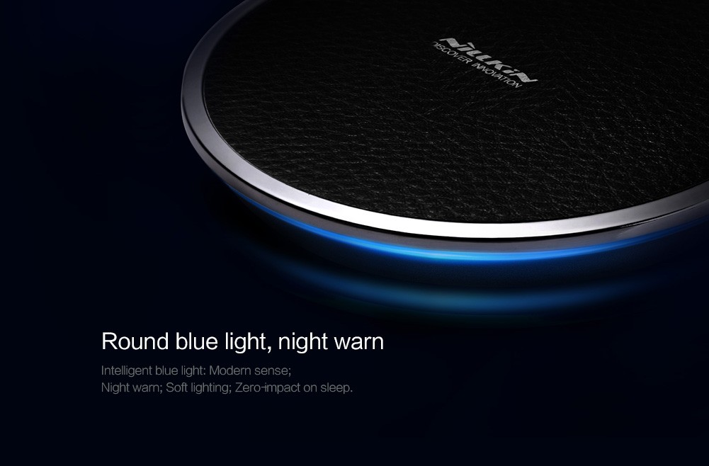 Bezdrátová nabíjecí stanice "Magic Disc“ pro Samsung Galaxy S7 / S7 Edge / S6 / S6 Edge – černá