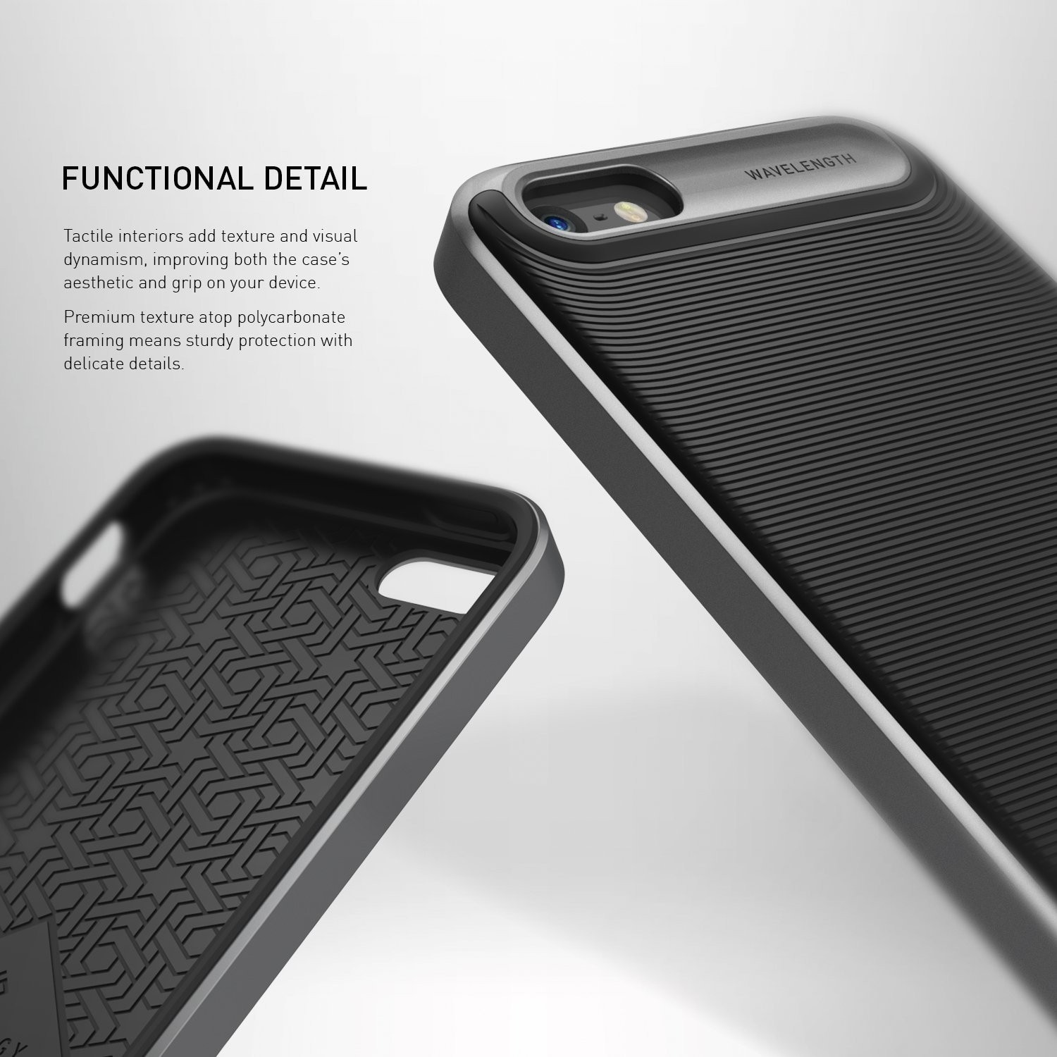 Kryt Caseology Wavelength Series New pro iPhone SE / 5 / 5S - black