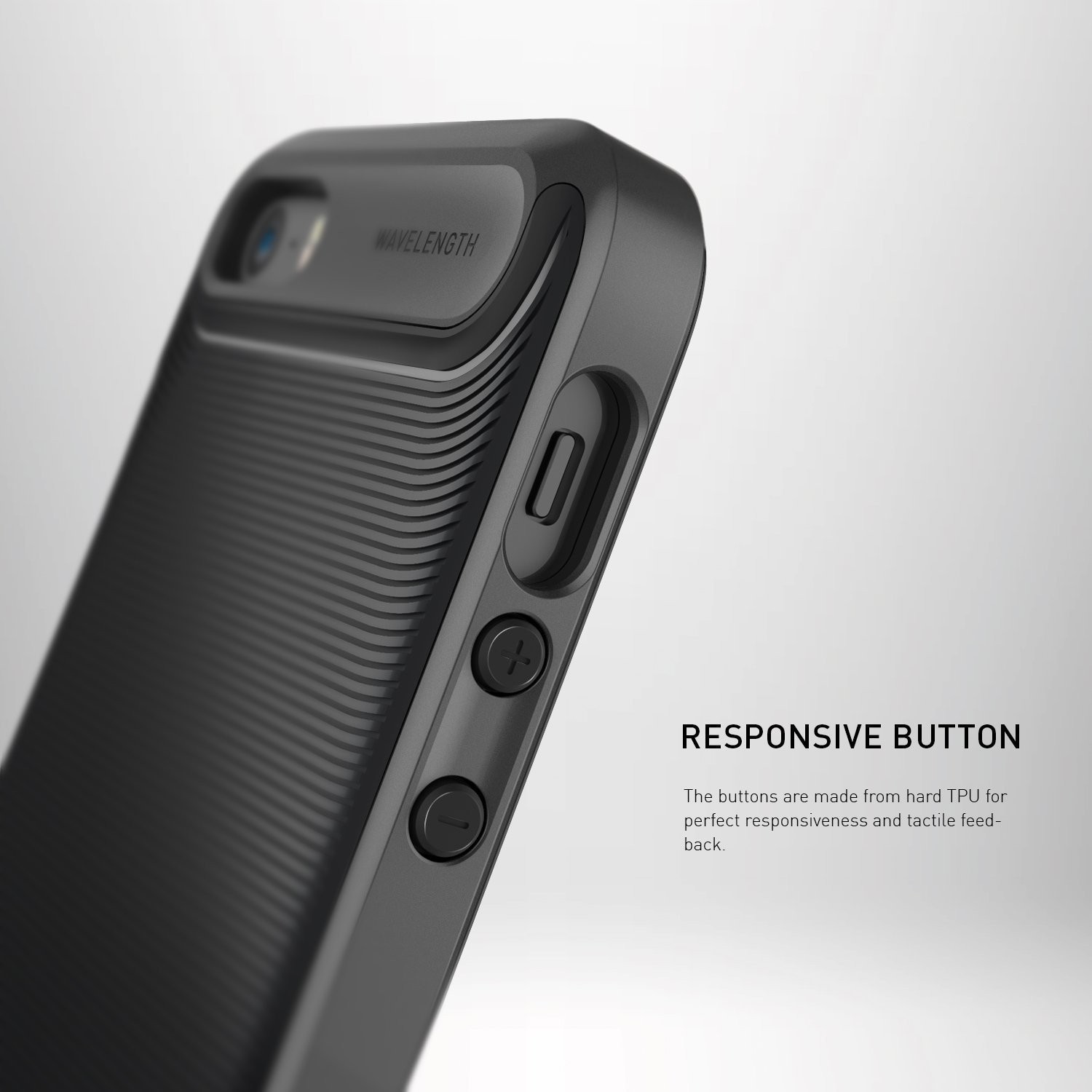 Kryt Caseology Wavelength Series New pro iPhone SE / 5 / 5S - black