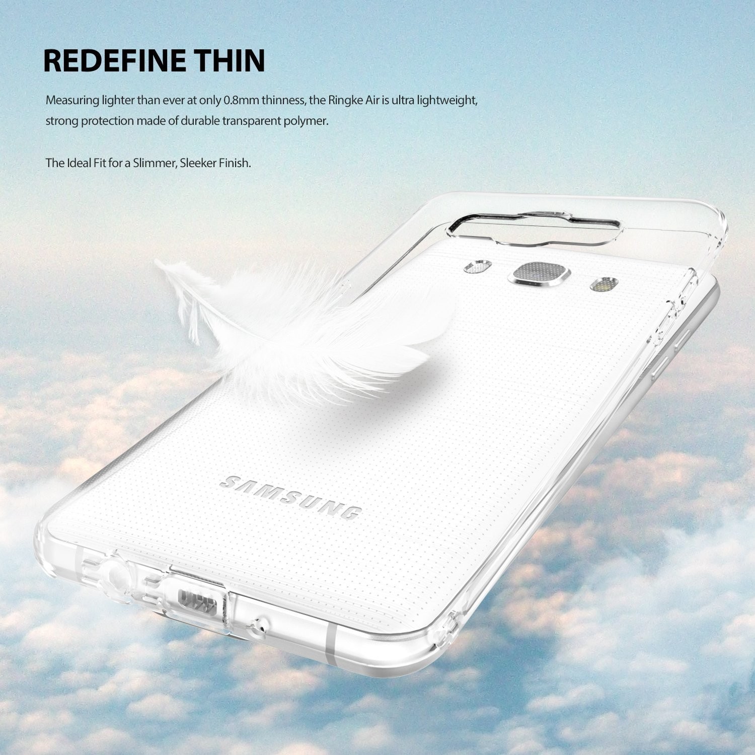 Kryt Ringke "Air" pro Samsung Galaxy J5 2016 - crystal view