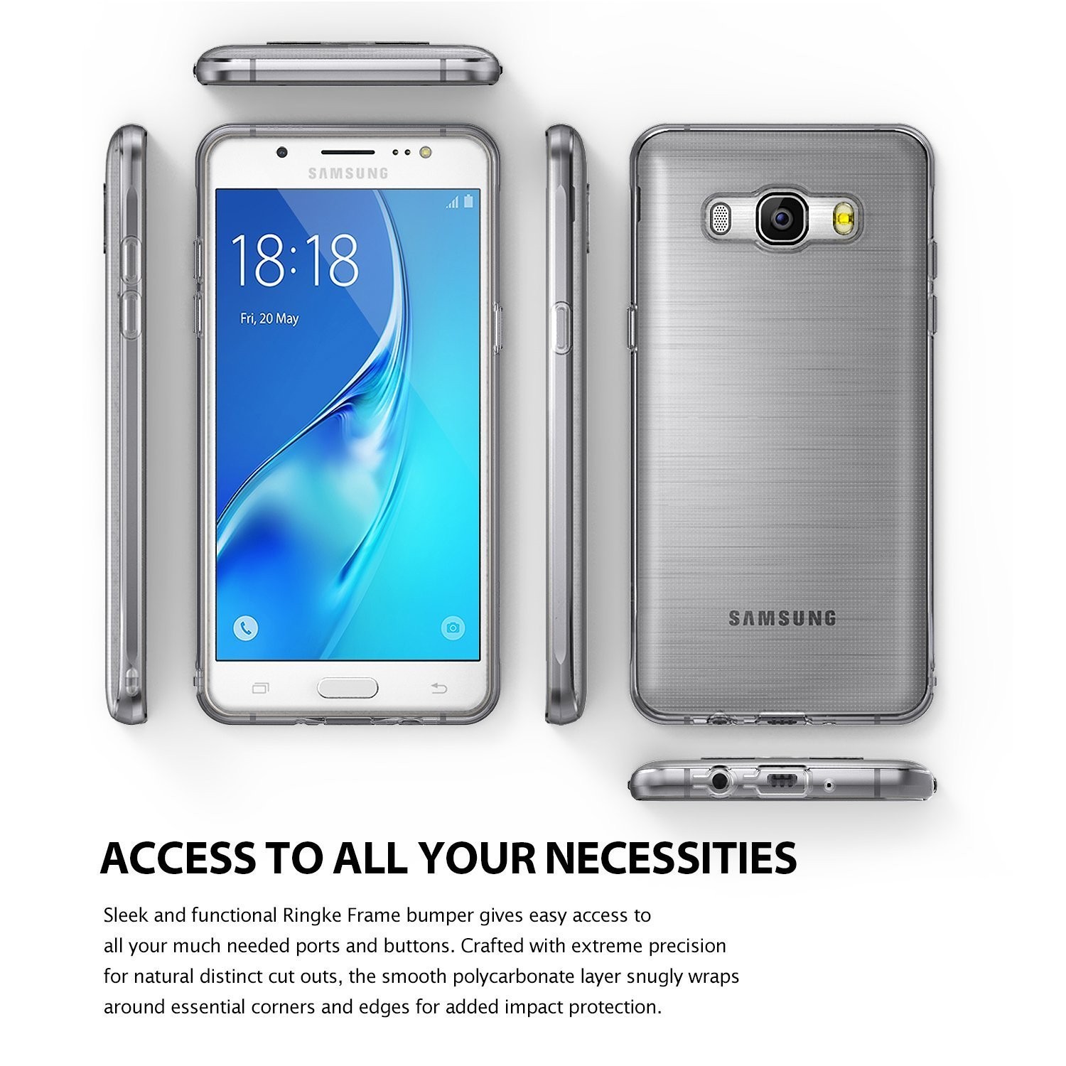 Kryt Ringke "Air" pro Samsung Galaxy J5 2016 - crystal view