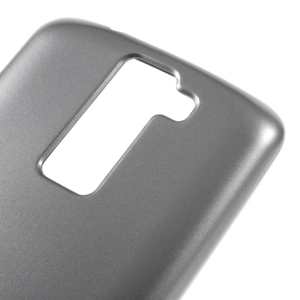 Kryt TPU gel Goospery iJelly Case LG K8 - stříbrné barvy