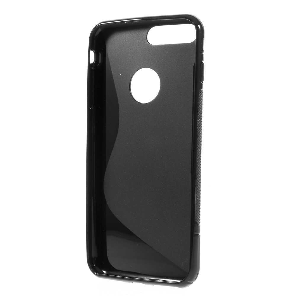 Kryt TPU gel "S-Line" pro iPhone 8 Plus / iPhone 7 Plus - černý