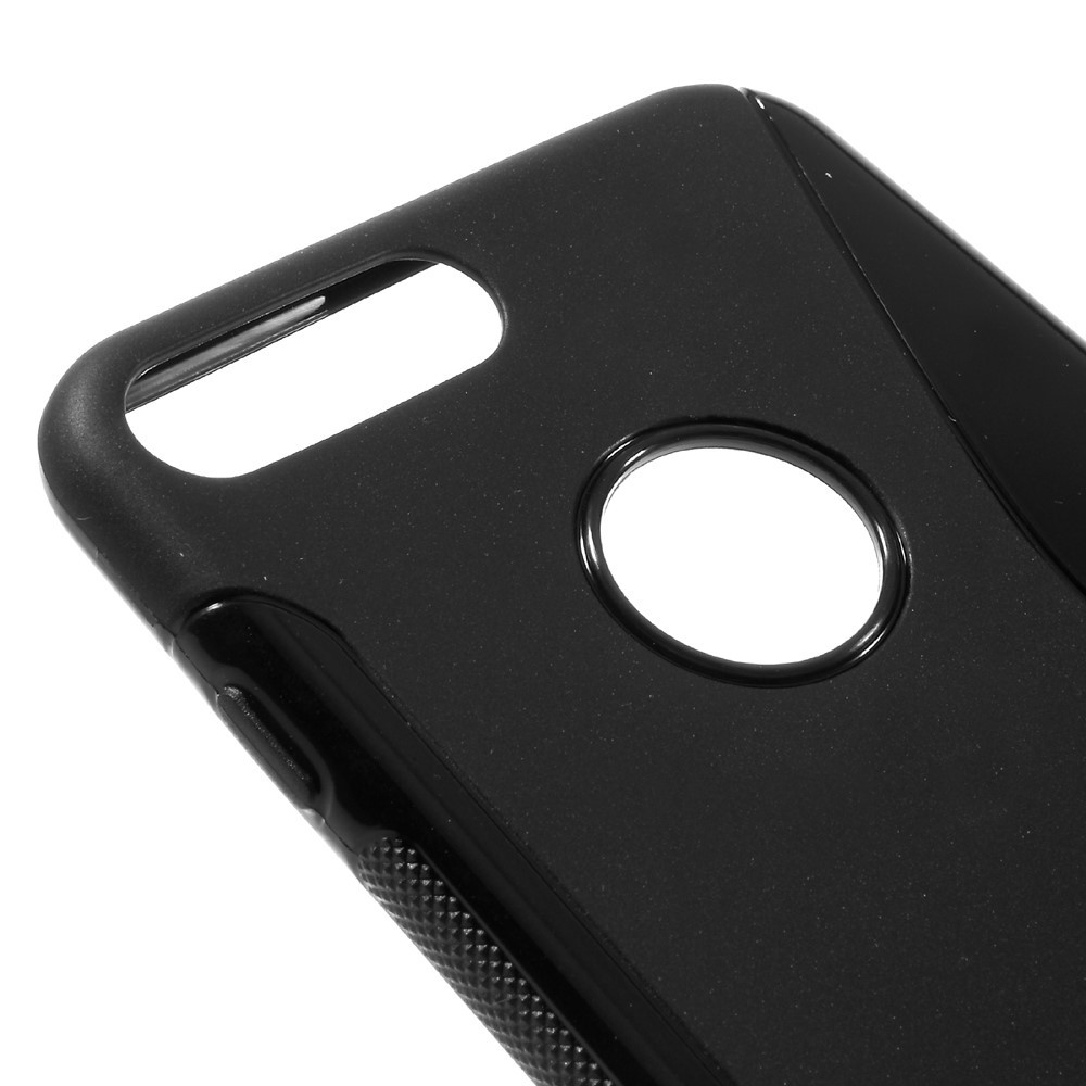 Kryt TPU gel "S-Line" pro iPhone 8 Plus / iPhone 7 Plus - černý