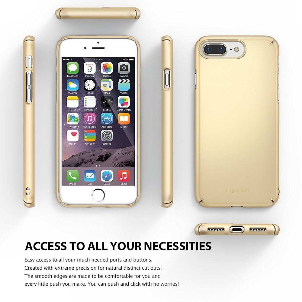Kryt Ringke "Slim" pro iPhone 7 Plus - rose gold