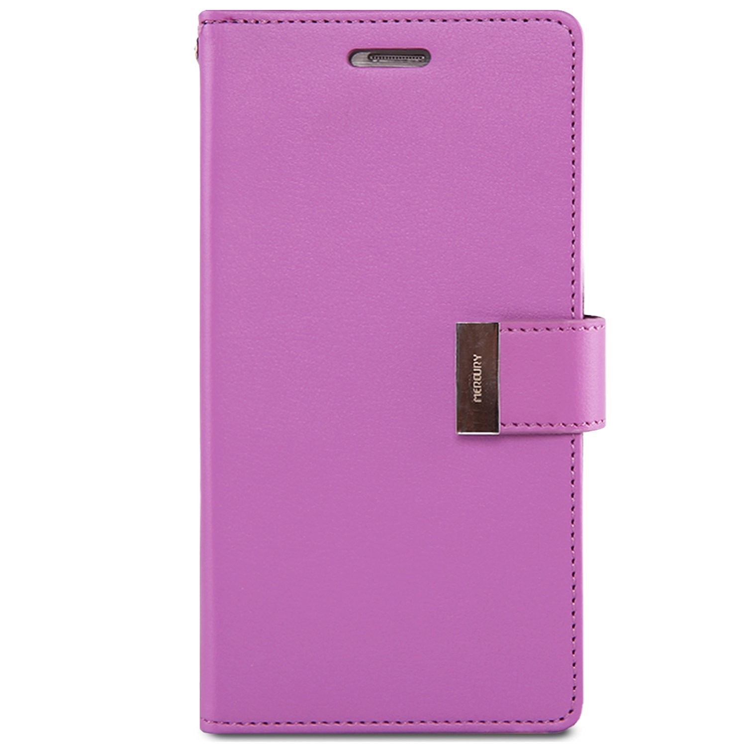 Elegantní pouzdro Goospery Rich Diary pro iPhone 8 Plus / iPhone 7 Plus - fialový