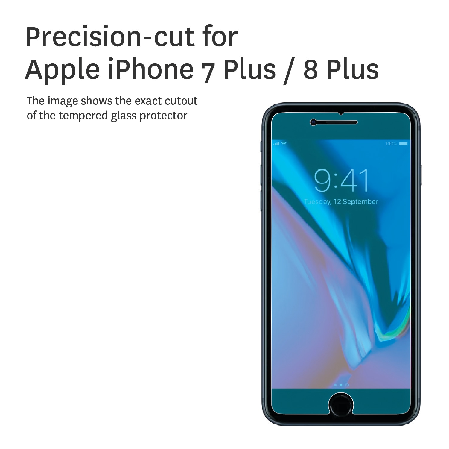 Ochranné sklo Optishield Basic pro iPhone 8 Plus / iPhone 7 Plus