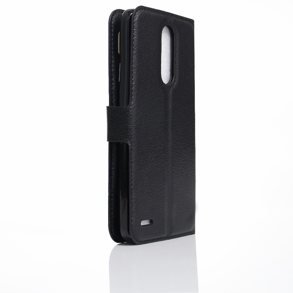 Elegantní kryt „Litchi“ pro LG K10 2017 - černý