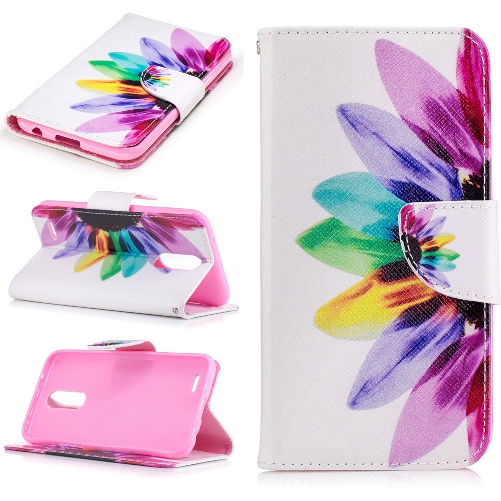 Módní kryt „Color Petals“ pro LG K10 2017