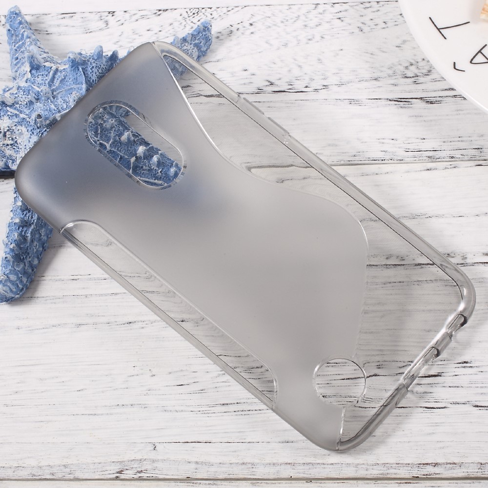TPU gelový obal „S-Line“ LG K10 2017 - šedý