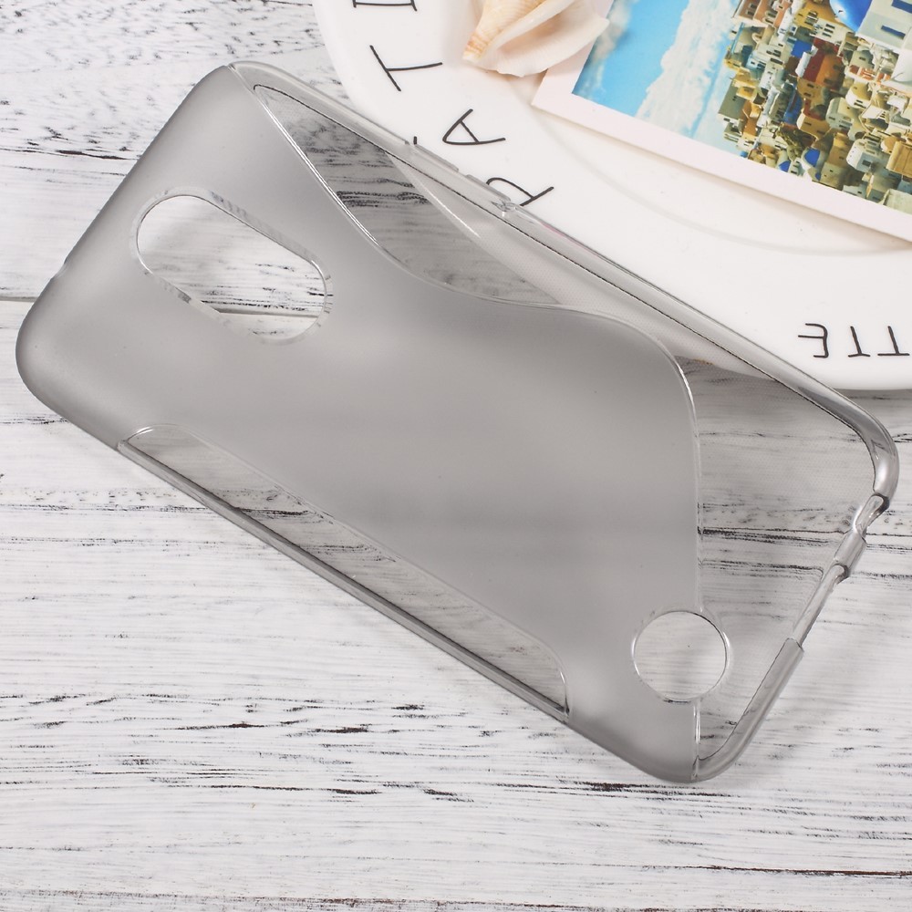 TPU gelový obal „S-Line“ LG K10 2017 - šedý