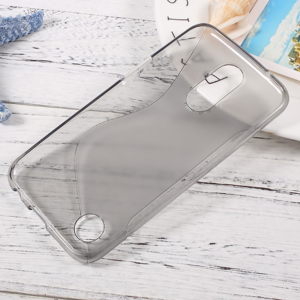 TPU gelový obal „S-Line“ LG K10 2017 - šedý