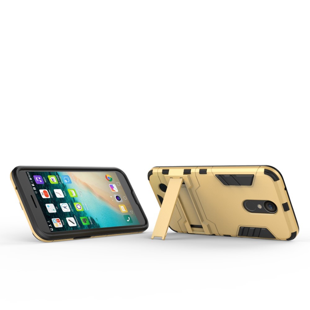 Robustní obal „Impact X“ pro LG K10 2017 - zlaté barvy
