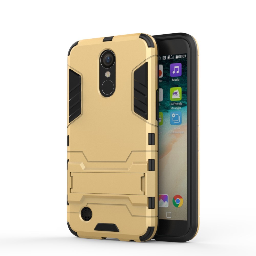 Robustní obal „Impact X“ pro LG K10 2017 - zlaté barvy