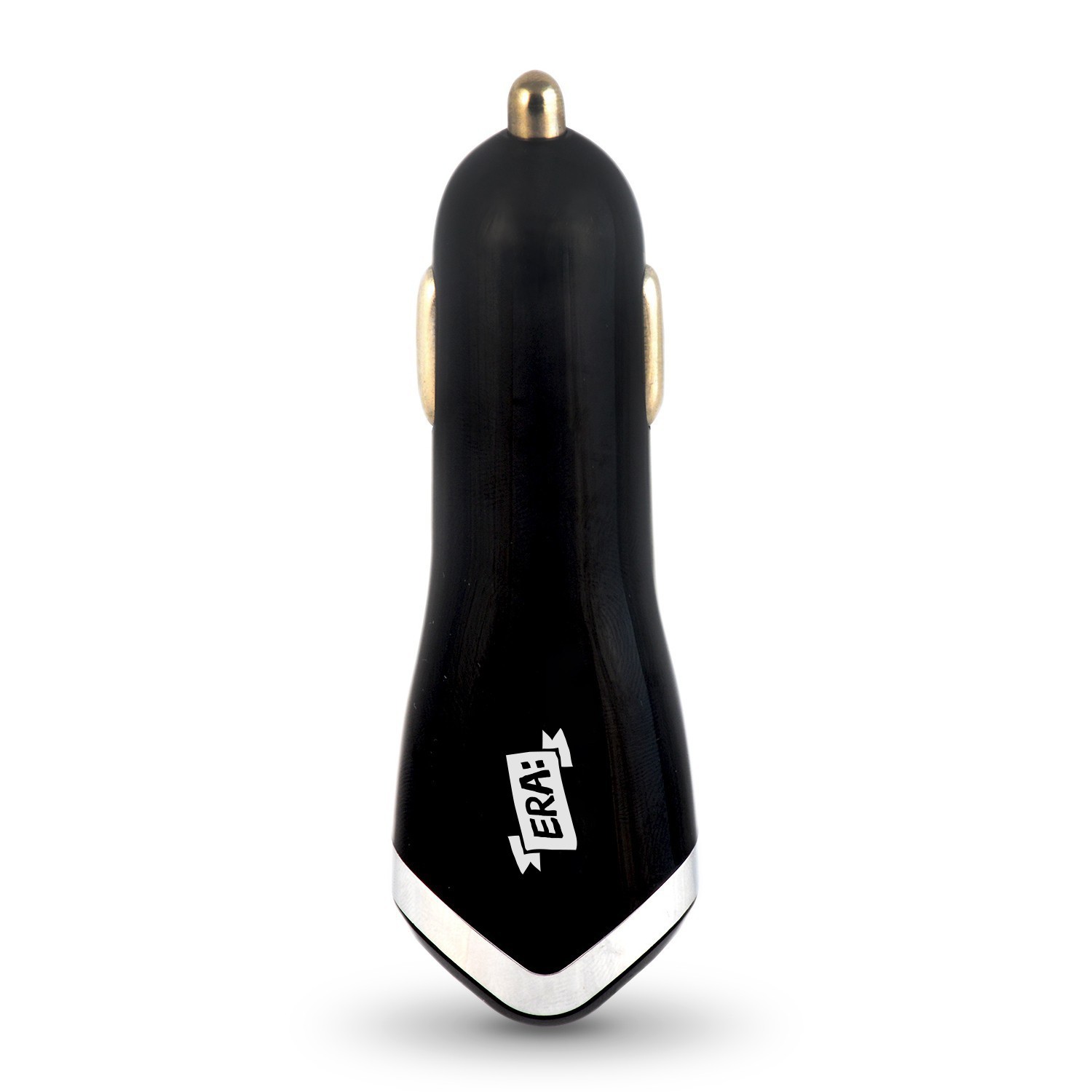 3-Pack USB nabíječka do auta Era „Rocket“ - černá
