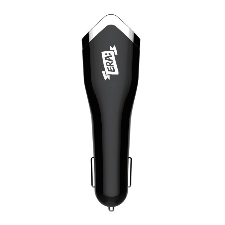 3-Pack USB nabíječka do auta Era „Rocket“ - černá