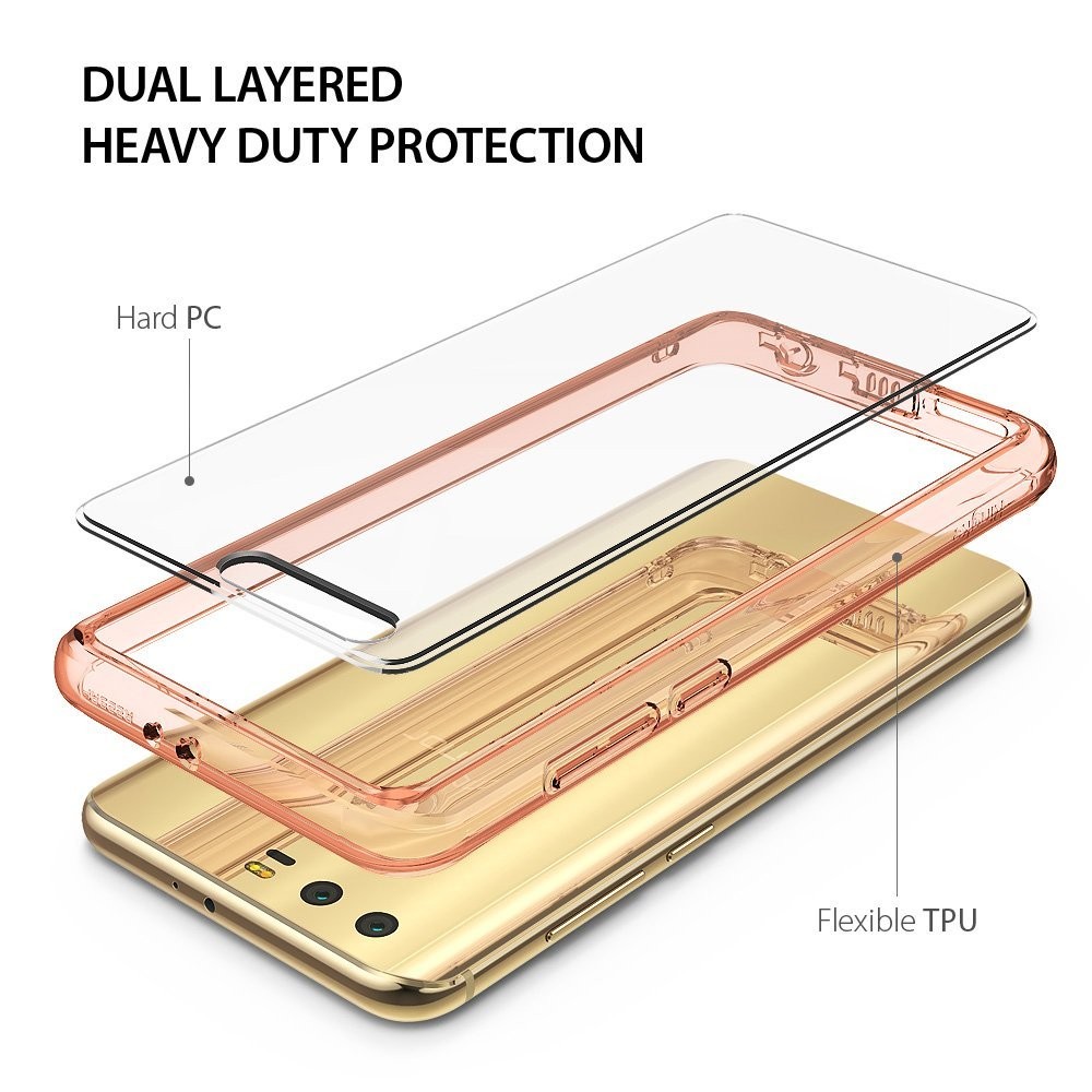 Obal Ringke „Fusion“ pro Huawei Honor 9 / Honor 9 Premium - růžově zlatý
