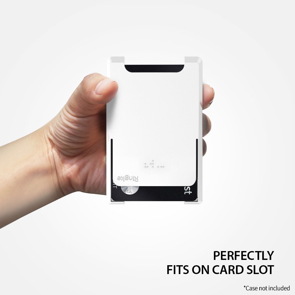 Kapsa Ringke „Slot Card Holder“ pro karty a doklady - bílá