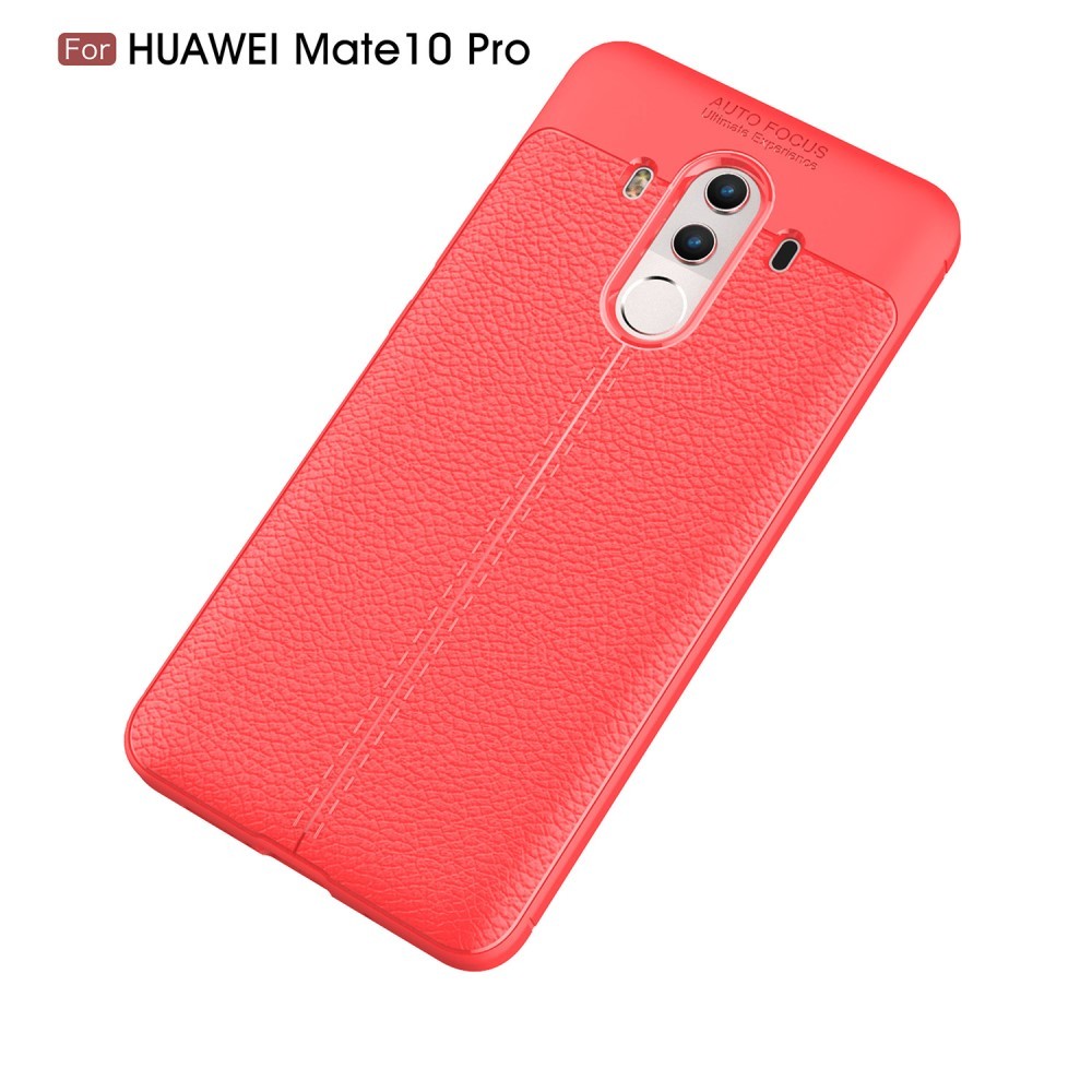 TPU gelový obal „Gritty“ pro Huawei Mate 10 Pro - červený