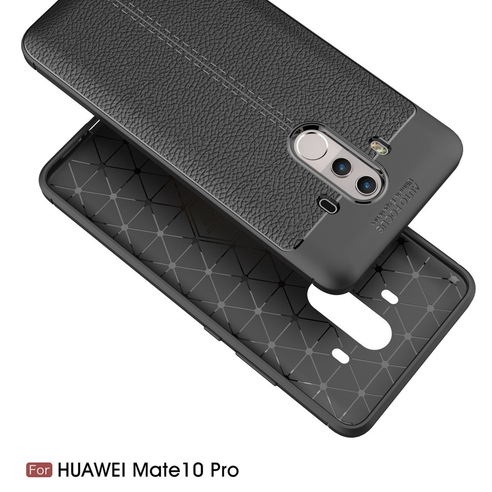 TPU gelový obal „Gritty“ pro Huawei Mate 10 Pro - červený