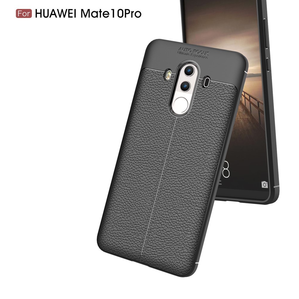 TPU gelový obal „Gritty“ pro Huawei Mate 10 Pro - červený