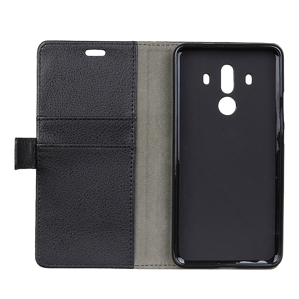 Elegantní kryt „Litchi“ pro Huawei Mate 10 Pro - černý