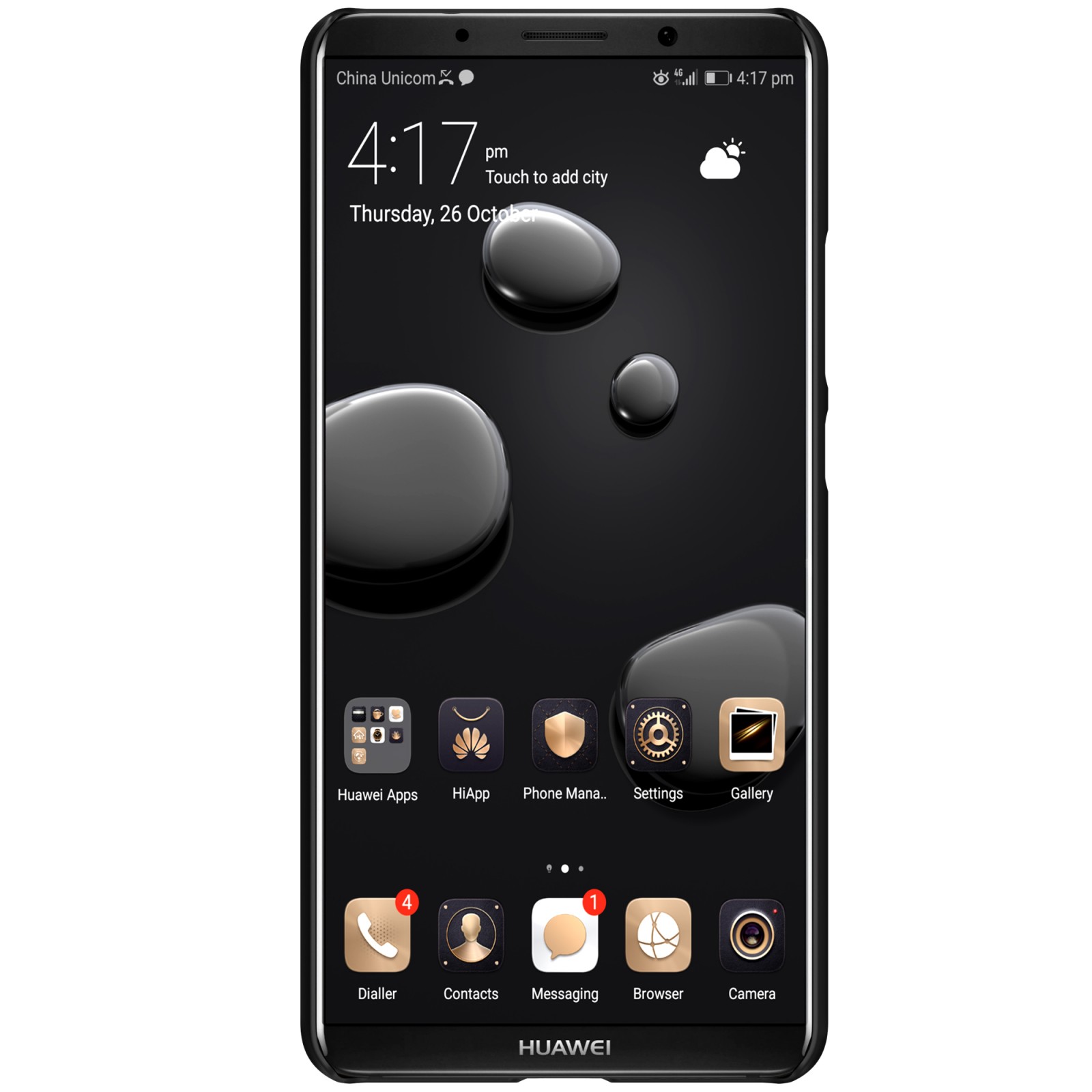 Prémiový obal „Super Frosted Shield“ pro Huawei Mate 10 Pro - černý