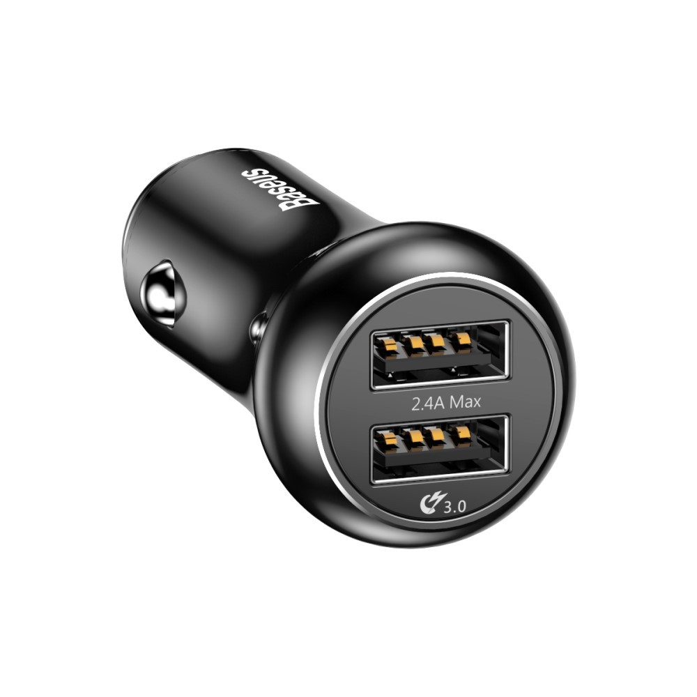 Špičková 2portová autonabíječka Baseus "Gentry" Quick Charge 3.0