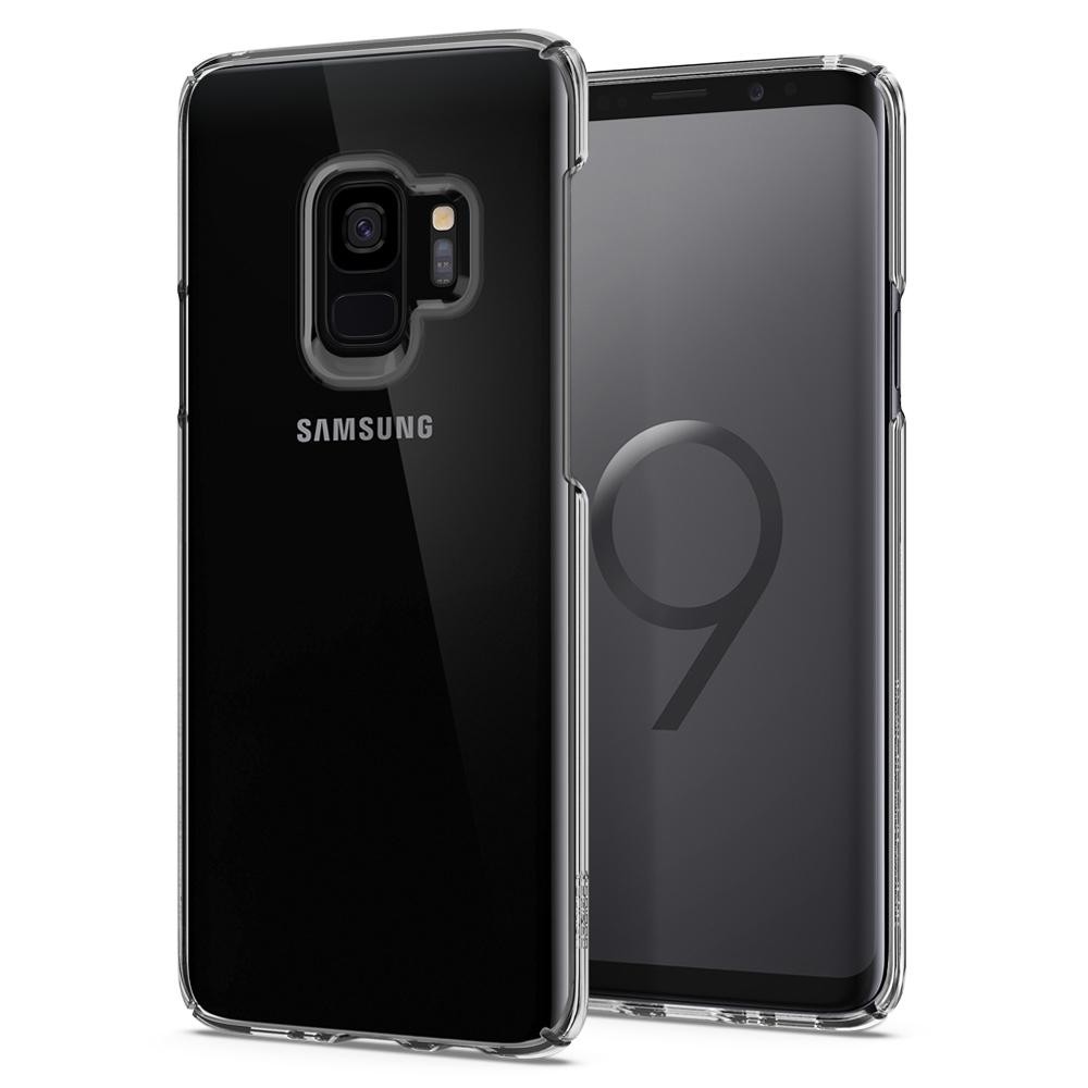Kryt Spigen "Thin Fit“ pro Samsung Galaxy S9 - crystal clear