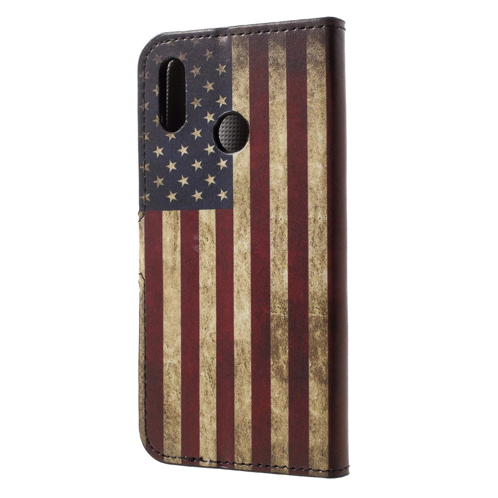 Módní kryt „Retro USA“ pro Huawei P20 Lite