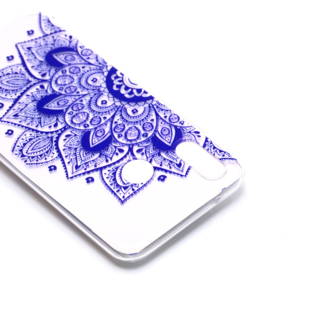 TPU gelový obal „Purple Geo“ pro Huawei P20 Lite