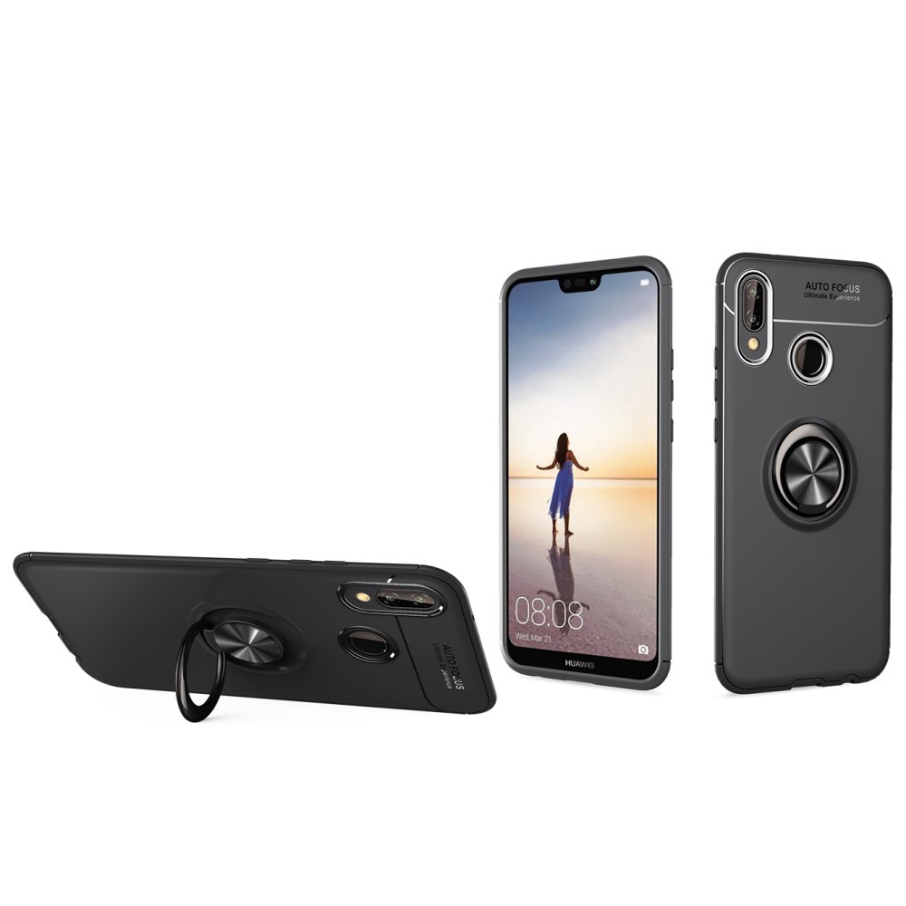 TPU gelový obal „Multi Ring“ pro Huawei P20 Lite - černý