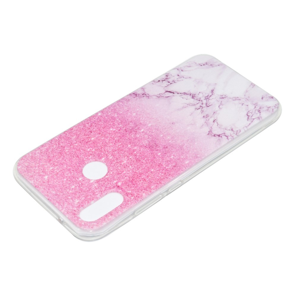 Módní obal „Marble“ pro Huawei P20 Lite - růžový