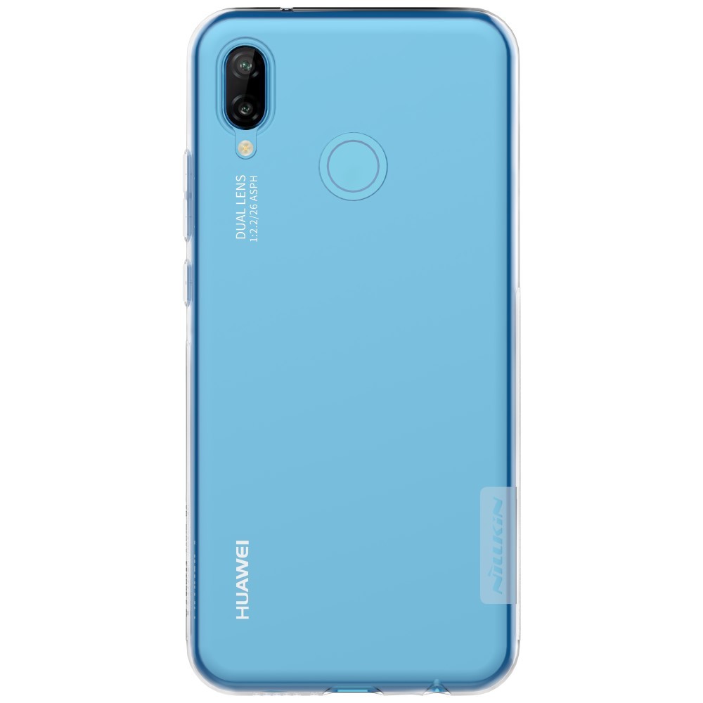 Prémiový tenký obal „Nature“ Huawei P20 Lite - průhledný
